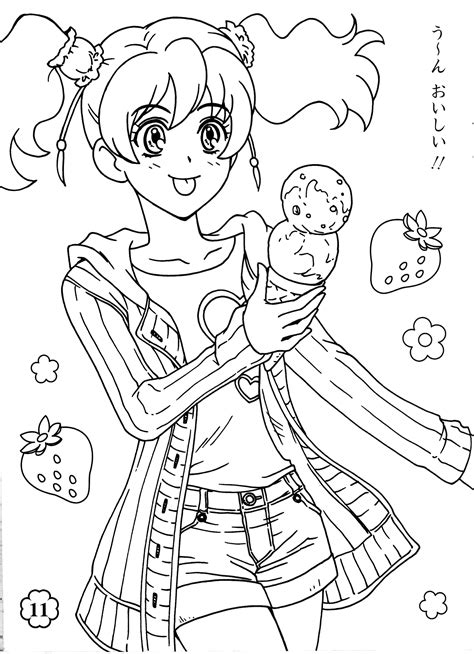 Anime Glitter Force Coloring Pages Coloring Pages