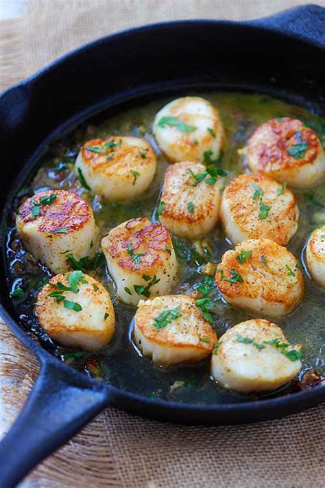 Garlic Scallops Recipe