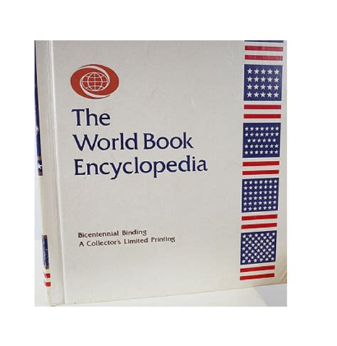 World Book Encyclopedia 1 Replacement Volume Bicentennial 1976 Limited
