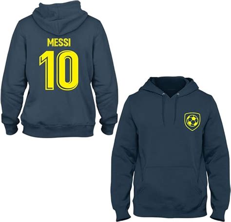 Lionel Messi 10 Barcelona Style Player Kids Hoodie Uk Clothing