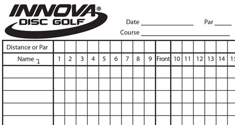 This printable score sheet has everything you need to track for primary and secondary scoring, with a few extra bells and whistles to make tracking tournament scoring sheet the winner of a grand tournament mission is the player who has scored the most victory points, which can be scored in a. Innova Scorecard - Innova Disc Golf