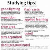 Pictures of Good Study Habits For Middle School Students