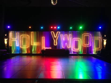 Hollywood Sign Giant Lighted Prop Magic Special Events Event