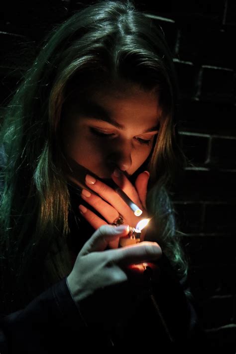 Friend Lighting A Cigarette In An Alleyway R Amateurphotography