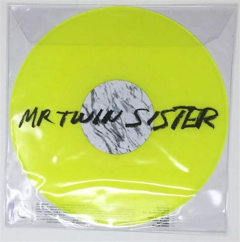 Mr Twin Sister Mr Twin Sister Translucent Neon Yellow Mr Twin Sister Lp