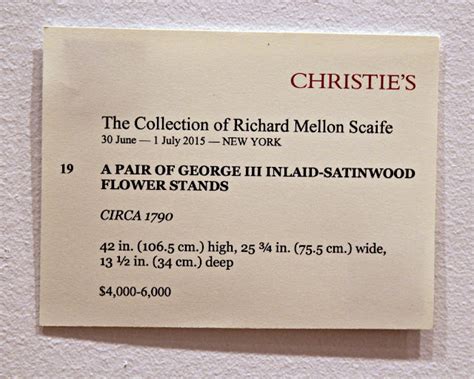 Christies Richard Mellon Scaife And Thomas Jefferson Nyc Style And A