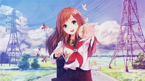 Anime Girl Happy Cute Animated Manga Fantasy Wallpapers Hd Sexiz Pix