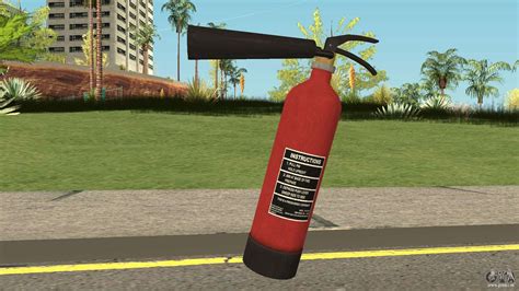 Fire Extinguisher Hq With Hd Original Icon Pour Gta San Andreas
