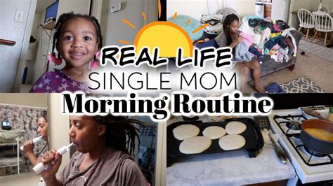 real life single mom of 4 summer morning routine 😱 youtube