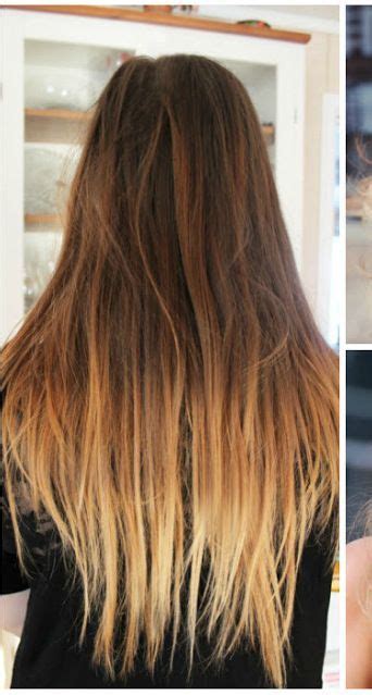 Brown Hair With Blonde Tips Blonde Tips Ombre Hair