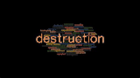 Destruction Synonyms And Related Words What Is Another Word For