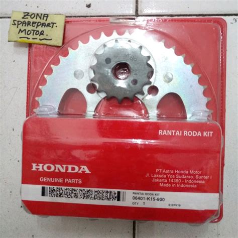 Jual Gearset Gear Set Rantai Roda Kit Ahm K Cb R Streetfire