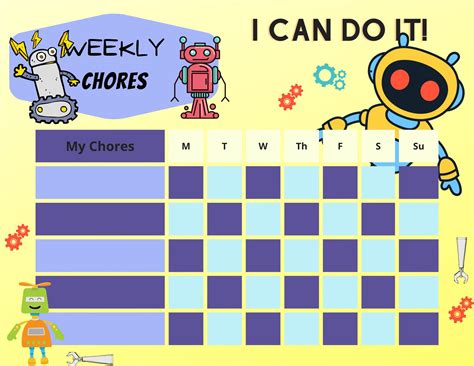 Kids Daily Behavior Chart Printable Daily Chart Toddler Etsy Kids