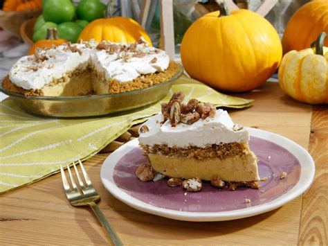 It is thought to have originated in italy in the 1600s and to have been made popular through the the simplest ice cream recipes are based on cream, sugar and crushed or puréed fruit. Pumpkin Pie Ice Cream Cake Recipe | Food Network