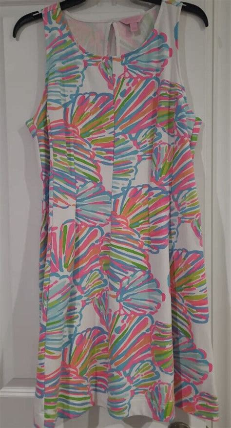 Lilly Pulitzer Felicity “shellabrate” A Line Fit And F Gem
