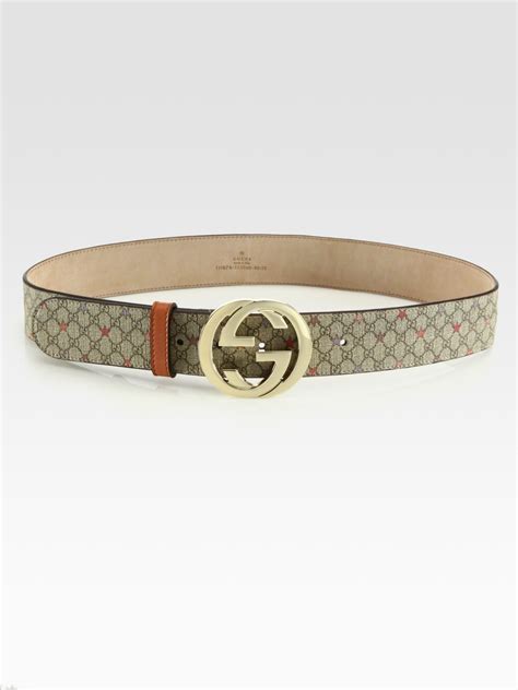 Gucci Interlocking Gg Buckle Belt In Brown Tan Lyst