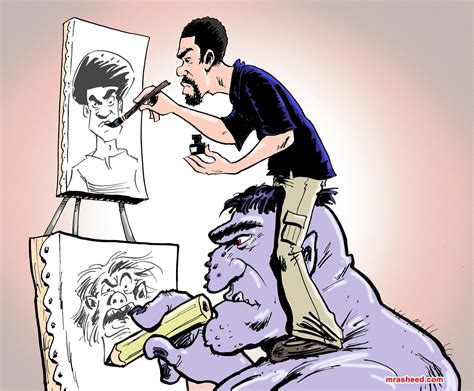 The Official Website Of Cartoonist M Rasheed Conjuring Style