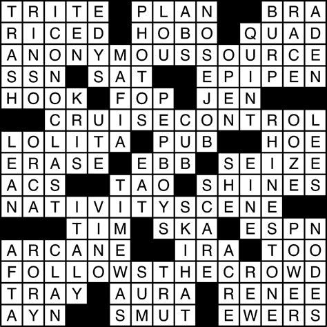 Broadband Oversight Org Crossword