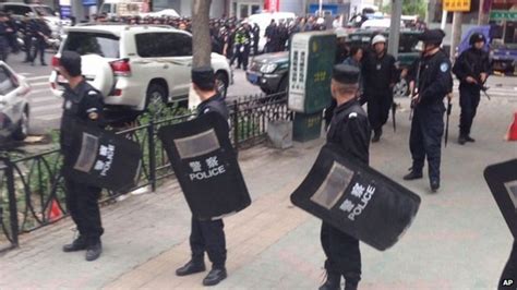 China Sentences Nine People To Death In Xinjiang Bbc News
