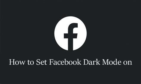 But now, the dark mode is finally available on facebook as well. How to Set Facebook Dark Mode on - Facebook Night Mode | Makeover Arena