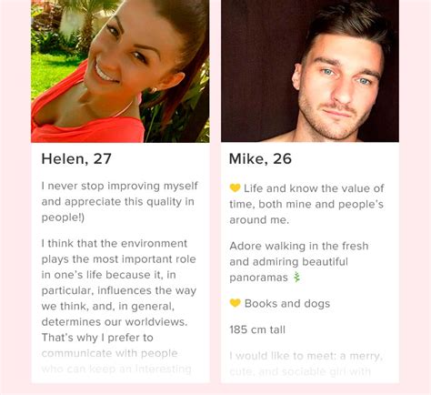 Great Mens Dating Profile Examples Telegraph