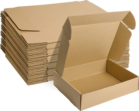 Mebrudy 12x9x3 Inches Shipping Boxes Pack Of 20 Small