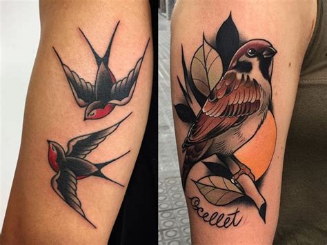 Top 10 Best Sparrow Tattoo Designs And Ideas Tattoo