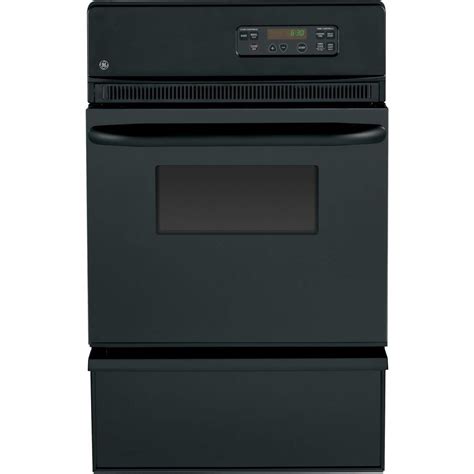 Ge 24 In Single Gas Wall Oven In Black Jgrs06bejbb The