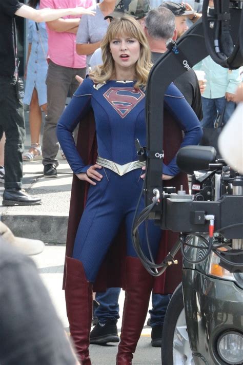 Melissa Benoist Bts Supergirl 2015 Tv Series Photo 42920777 Fanpop