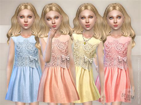 Designer Dresses Collection P58 By Lillka At Tsr Sims 4 Updates
