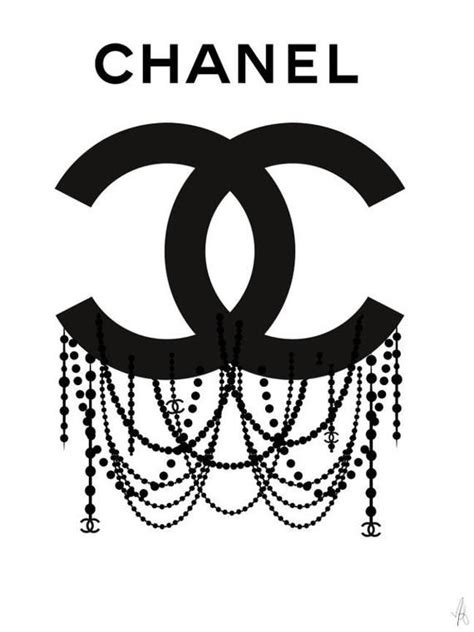 Logo Chanel Affiche Chanel Art De Chanel Impression De Etsy Chanel