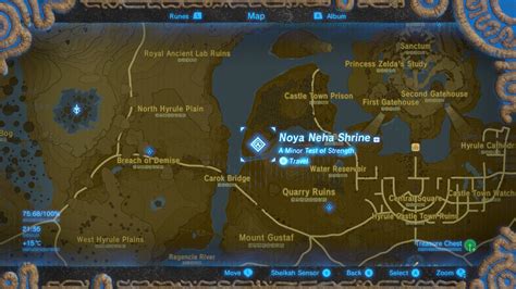 The Legend Of Zelda Breath Of The Wild Noya Neha Shrine Guide Player