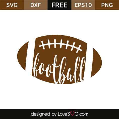 Football | Lovesvg.com