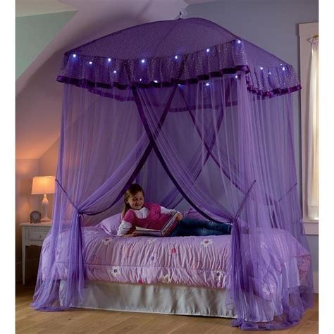 30 Light Up Bed Canopy Decoomo