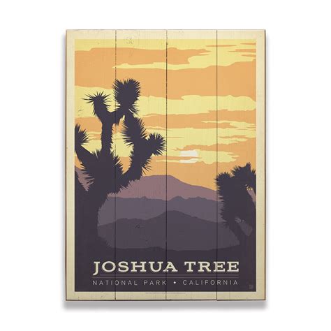 Joshua Tree National Park Old Wood Signs Anderson Design Group