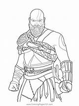 Kratos Coloringpages101 sketch template
