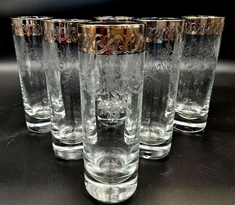 Long Drink Glasses 6 Crystal Catawiki