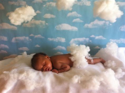 Sleeping On Clouds Baby Photography