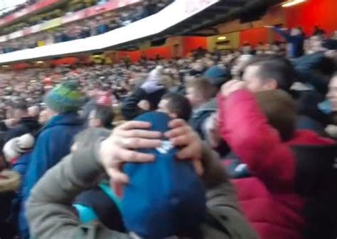 Bournemouth Fan S Away End Footage For Last Second Arsenal Winner Is Sickening Daily Star