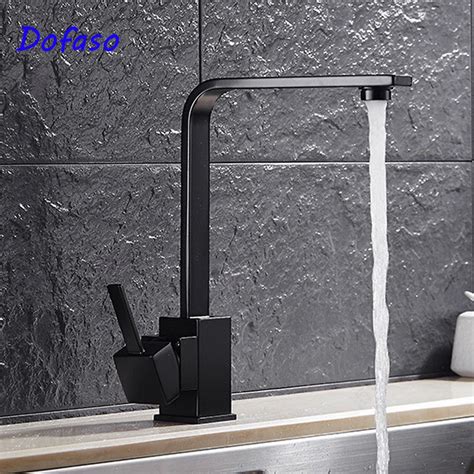 Dofaso Quality Black Kitchen Faucet With Filtered Water Drinking Water