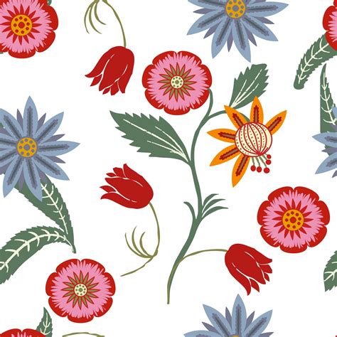 Floral Wallpaper Background Pattern Free Stock Photo Public Domain