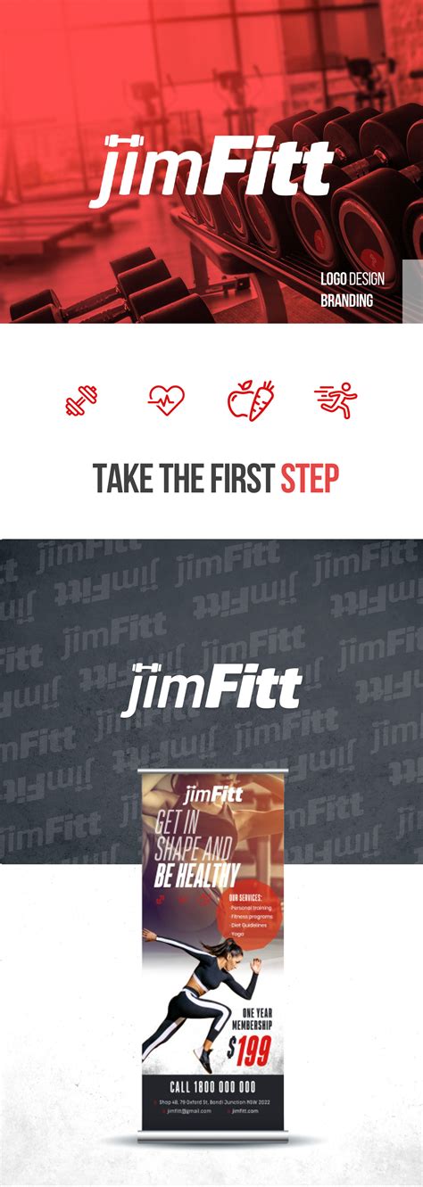 Jim Fitt Logo Design On Behance