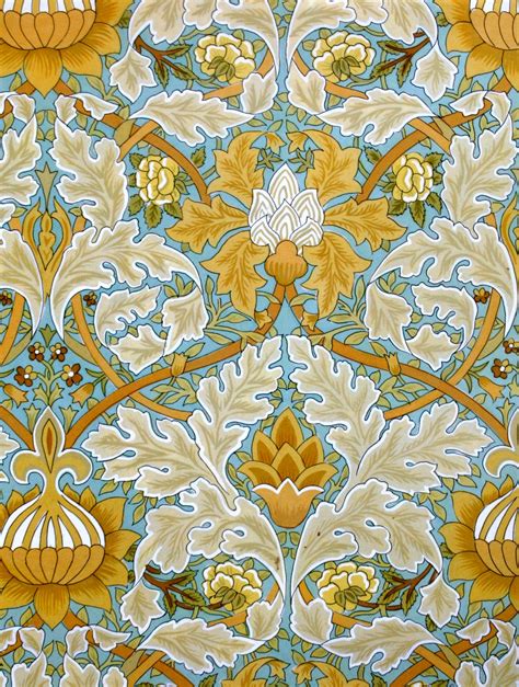 William Morris Illustration Would Love This Pattern For A Pillow Or