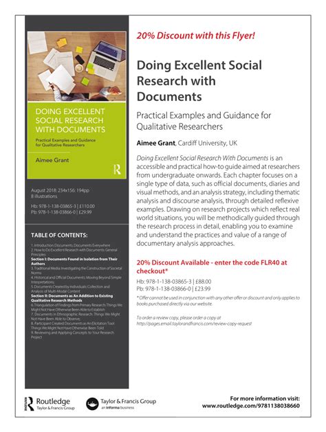 It gives you insights that quantitative research can't hope to match. (PDF) Doing Excellent Social Research with Documents ...