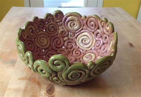 Ceramic Coil Bowl Coil Pottery Coil Pots Pottery Handbuilding