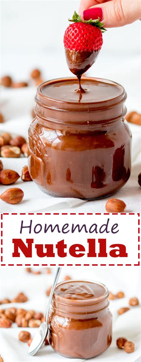 Amazing Homemade Nutella Made With Real Chocolate For A Luxurious Treat