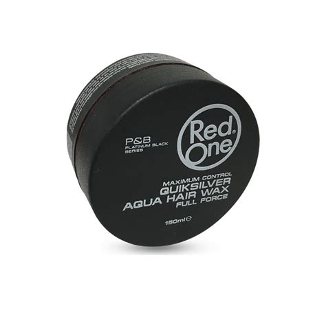 Red One Aqua Hair Gel Wax Black 150ml Lf Hair And Beauty Supplies