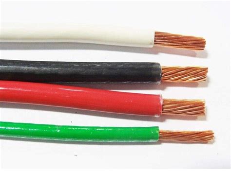 125 EA THHN THWN 6 AWG GAUGE BLACK WHITE RED COPPER WIRE 125 10