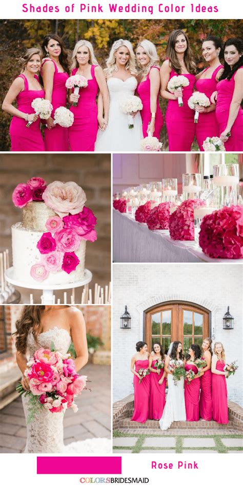 Bright Pink Wedding Romantic Wedding Colors Pink Wedding Colors Hot