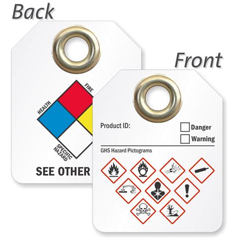 Ghs Labels With Nfpa Diamond Mysafetylabels